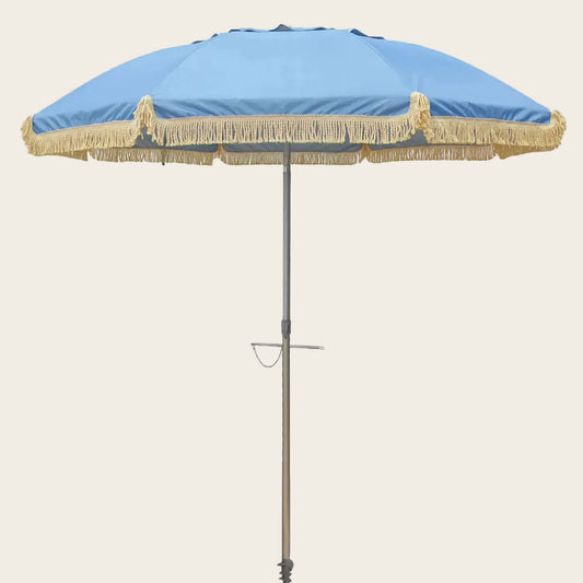 LovinSummer Retro Fringe Beach Umbrella