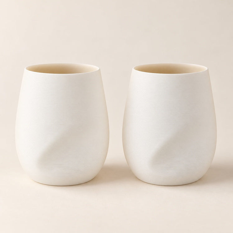 The Rogerie Unbreakable Wine Tumblers — Set of Two - Beachkit