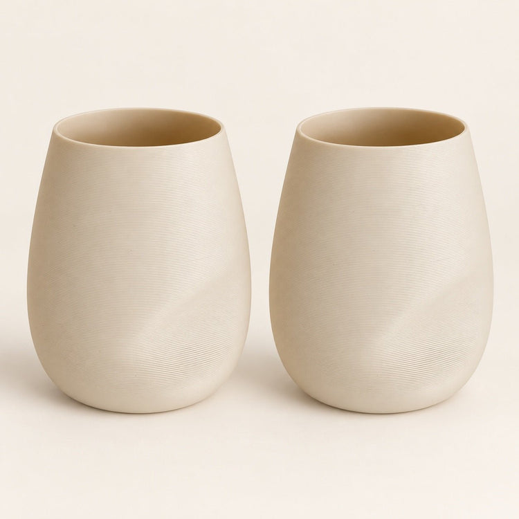 The Rogerie Unbreakable Wine Tumblers — Set of Two - Beachkit