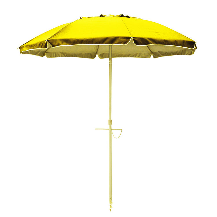 Beachcomber 210cm Beach Umbrella - YellowThe Beachcomber 210cm is identical to the Daytripper model - the only difference being that the Beachcombers have a solid colour canopy vs. the Daytrippers that haveBeachkit
