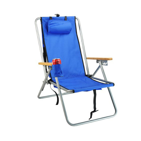 Wearever Backpack Chair - RoyalOur top quality Wearever Backpack Chair combines the concept of a backpack and a high back chair all in one, creating an easy to carry lounger.
The Beachkit WearevBeachkit