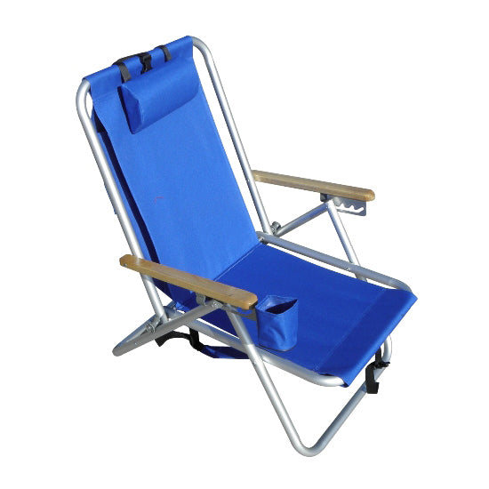 Wearever Backpack Chair - RoyalOur top quality Wearever Backpack Chair combines the concept of a backpack and a high back chair all in one, creating an easy to carry lounger.
The Beachkit WearevBeachkit