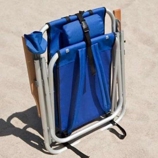 Wearever Backpack Chair - RoyalOur top quality Wearever Backpack Chair combines the concept of a backpack and a high back chair all in one, creating an easy to carry lounger.
The Beachkit WearevBeachkit
