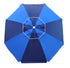 Fiesta 185cm Beach Umbrella - Navy & Royal panel