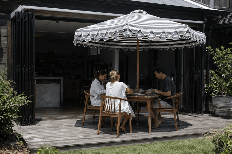 Ravello 3m Scallop Market Umbrella - Beachkit