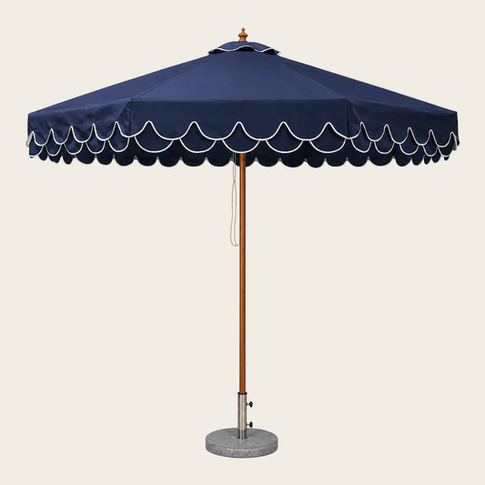 Ravello 3m Scallop Market Umbrella - Beachkit