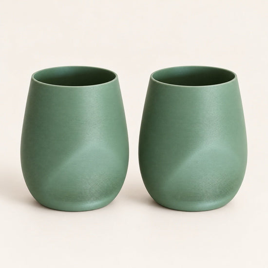 The Rogerie Unbreakable Wine Tumblers — Set of Two - Beachkit