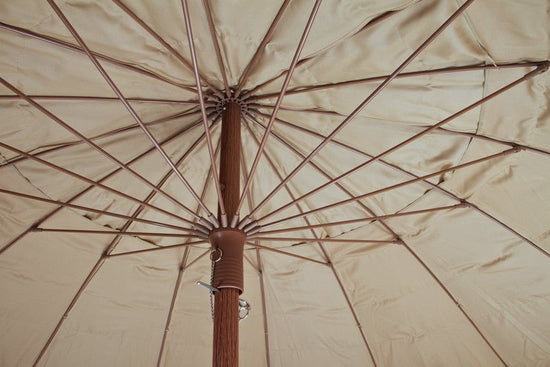 240cm shade canopy raffia thatch umbrella with wind-vented top and durable frame