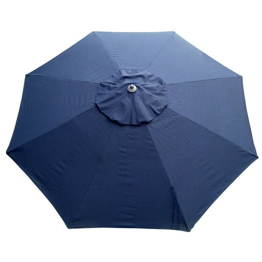 335cm navy blue market umbrella replacement canopy for garden and deck umbrellas
